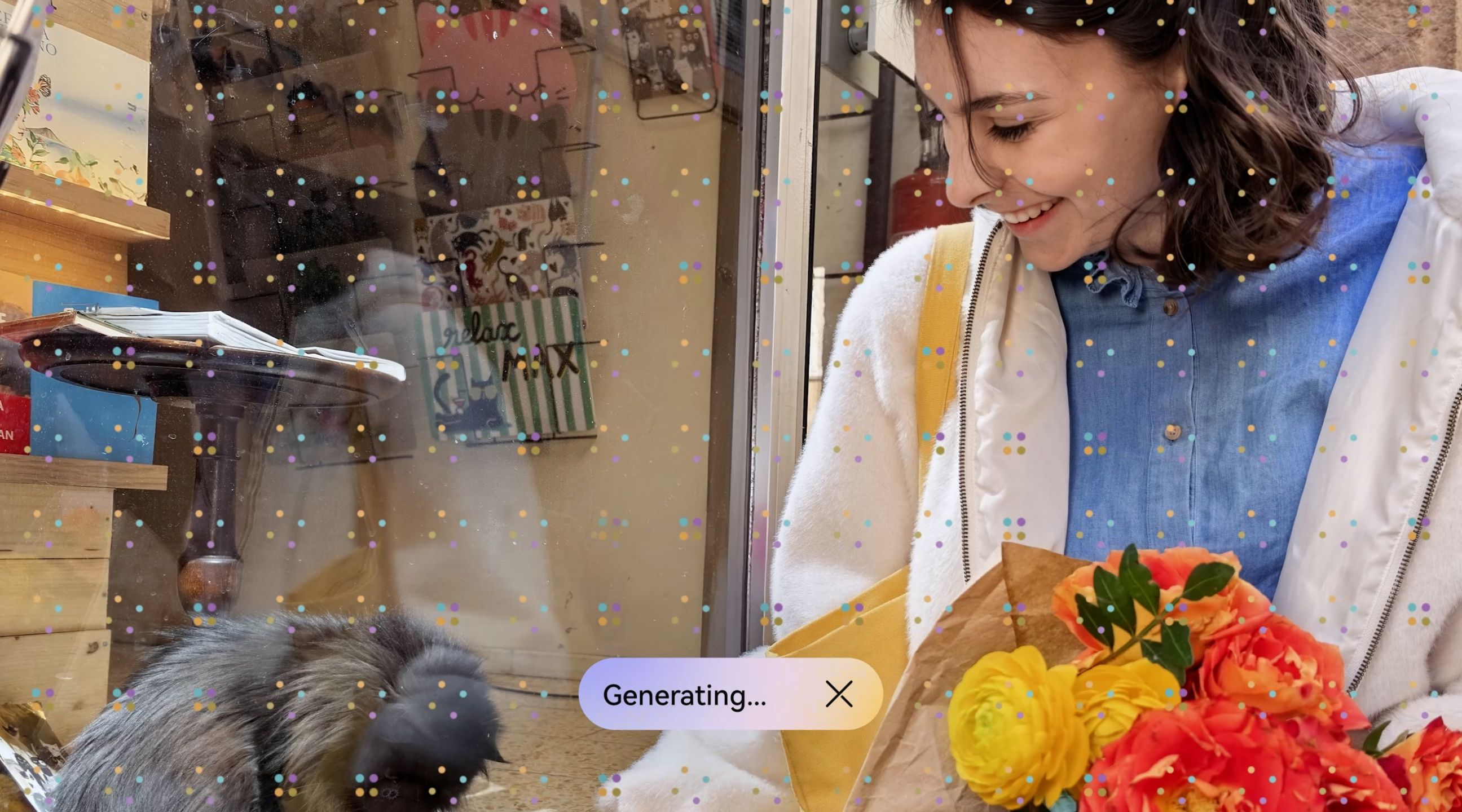 HUAWEI Pura 90s Pro AI De-glare video, show the function of AI De-glare