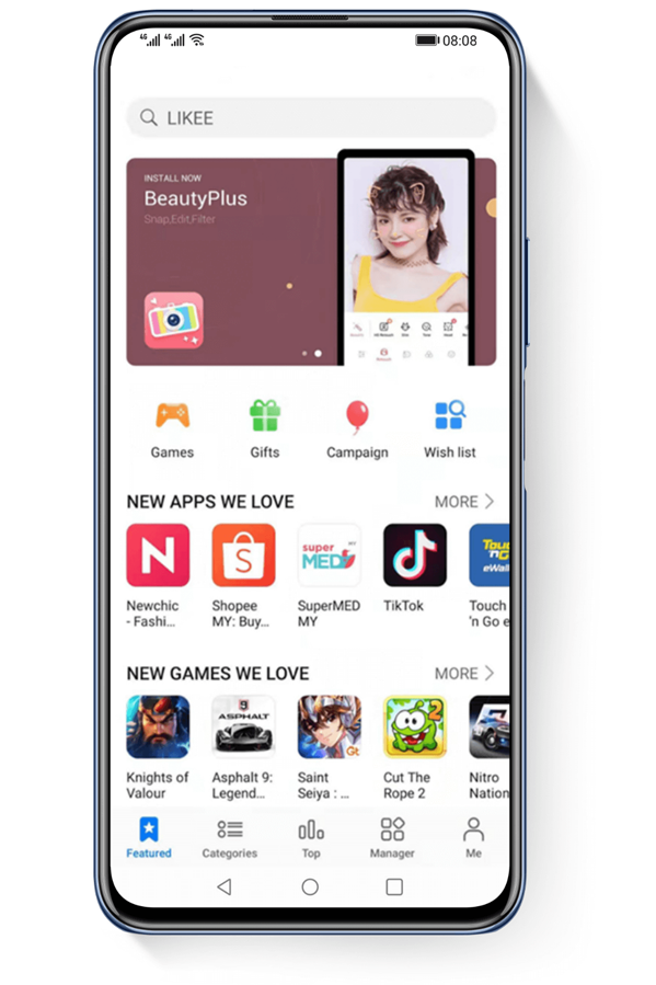 huawei y9a-huawei appgallery
