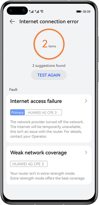 HUAWEI 4G CPE 3 smart troubleshooting