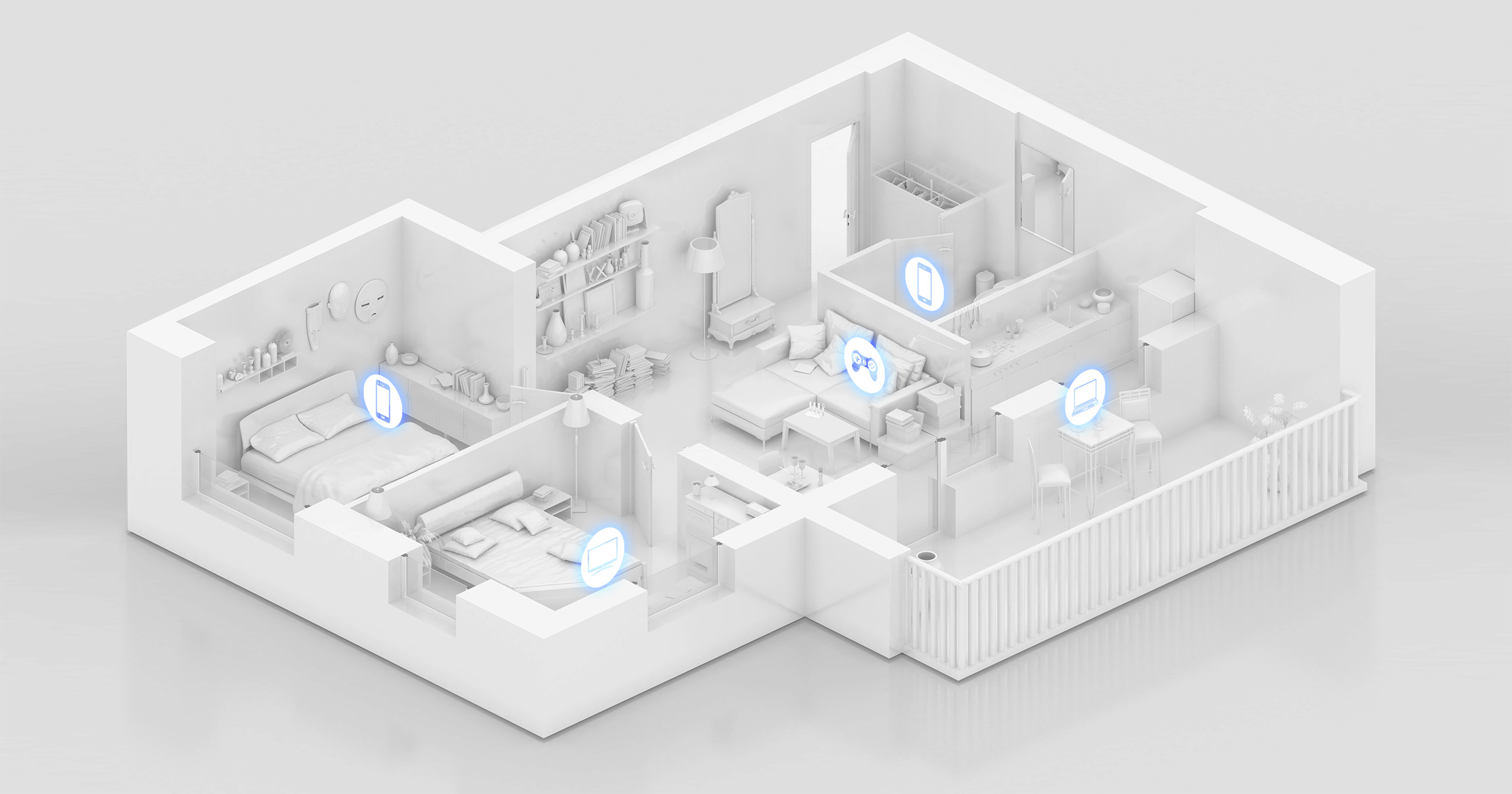 HUAWEI WiFi AX3 Mesh Kit-multiple-connections