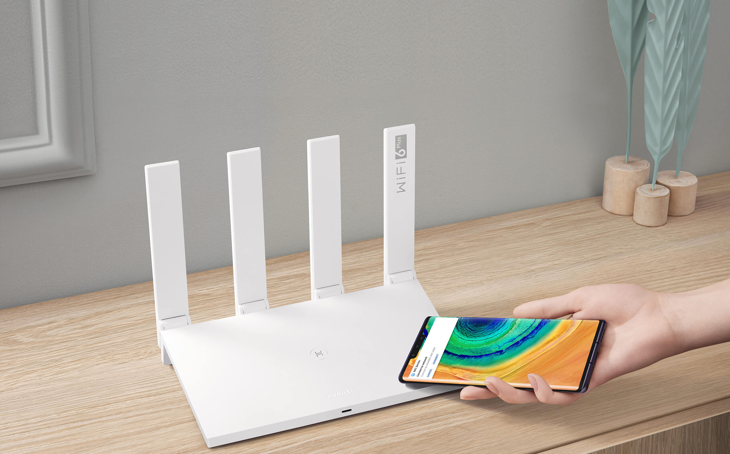 HUAWEI WiFi AX3 Mesh Kit Tap to Connect