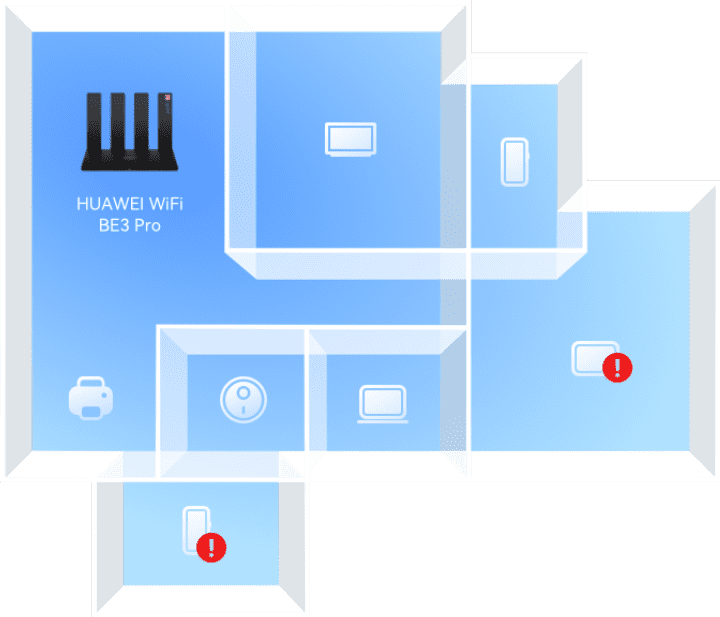 HUAWEI WiFi BE3 Pro smart diagnosis