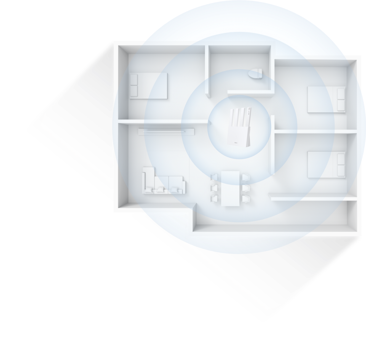 HUAWEI WiFi BE3 independent signal amplifiers