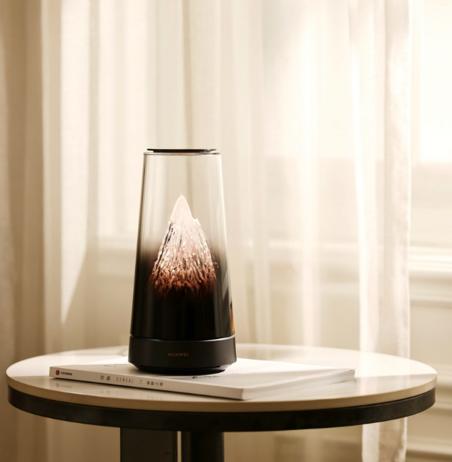 Huawei Router X3 Pro's main router is placed by the window, showcasing how the router fits seamlessly into diverse home styles.