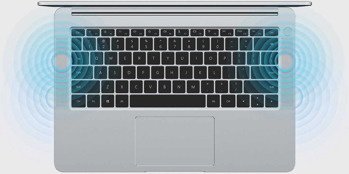 HUAWEI MateBook D 14 stereo sound