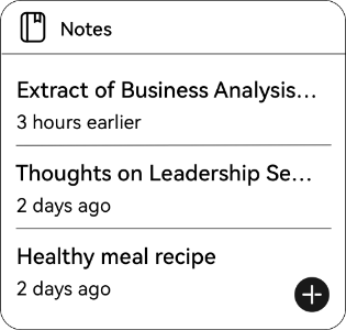 HUAWEI MatePad Paper Widgets