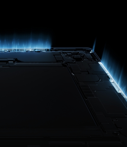 Demonstrate the HUAWEI MatePad Pro 12.2-inch's antennae technology through the display of its internal antenna layout
