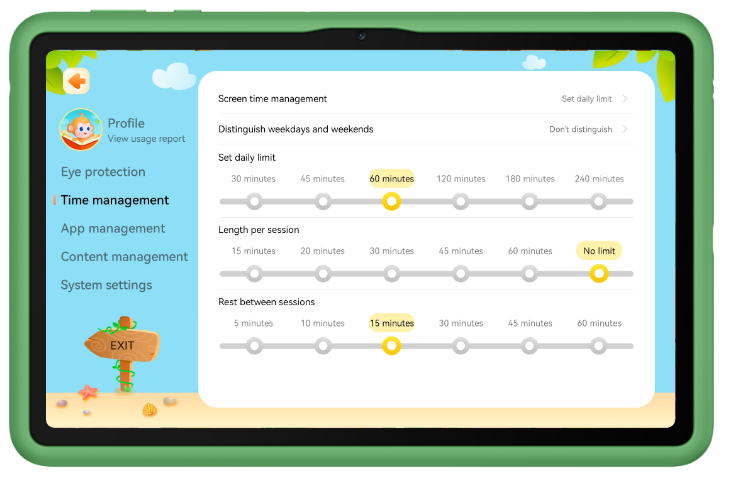 HUAWEI MatePad SE 10.4” Kids Edition Parents Management