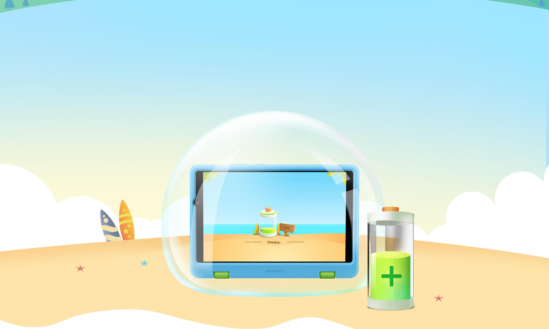 HUAWEI MatePad T 8 Kids Edition safe charging lock