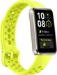 Side view carousel of HUAWEI Band 10, highlighting its colors and materials