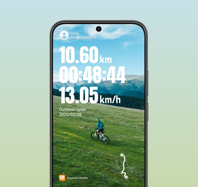 HUAWEI Band 11 Pro Riding Poster