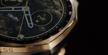 A close-up side view of the HONMA × HUAWEI WATCH GT 6 Pro showcases the golden bezel