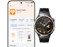 The front view of the HONMA × HUAWEI WATCH GT 6 Pro and the phone demonstrates the compatibility