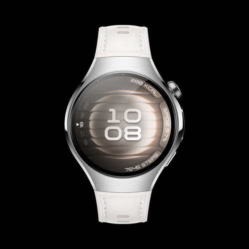 HUAWEI WATCH 5 42mm White, with 316L stainless steel case and composite strap