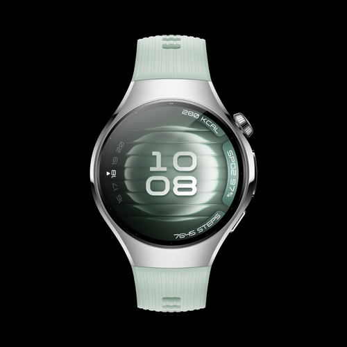 HUAWEI WATCH 5 42mm Green, with 316L stainless steel case and fluoroelastomer strap