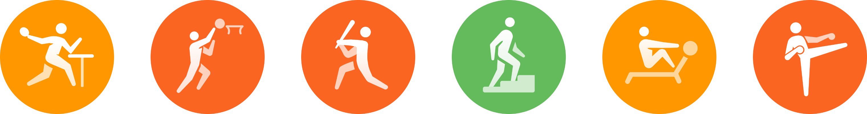 Workout modes icons on HUAWEI WATCH Buds 2, show the multiple workout modes feature