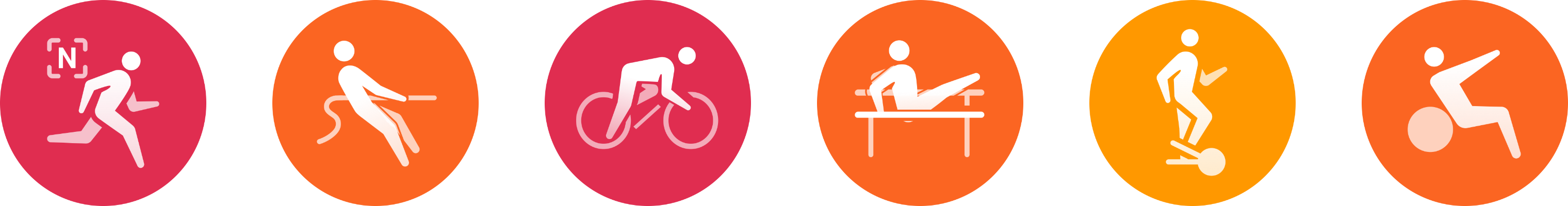 Workout modes icons on HUAWEI WATCH Buds 2, show the multiple workout modes feature