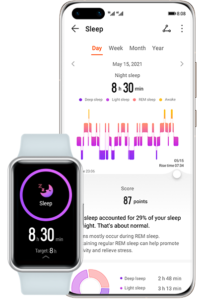 huawei watch fit new-sleep monitoring