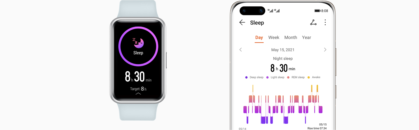 huawei watch fit new-sleep monitoring