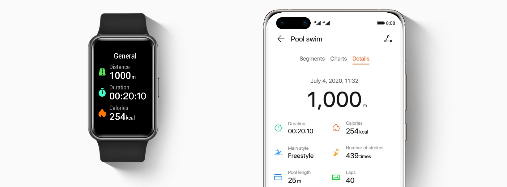huawei watch fit-smart workout recognition