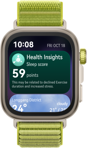 HUAWEI WATCH FIT 4 Pro Wrist-based Health Insights