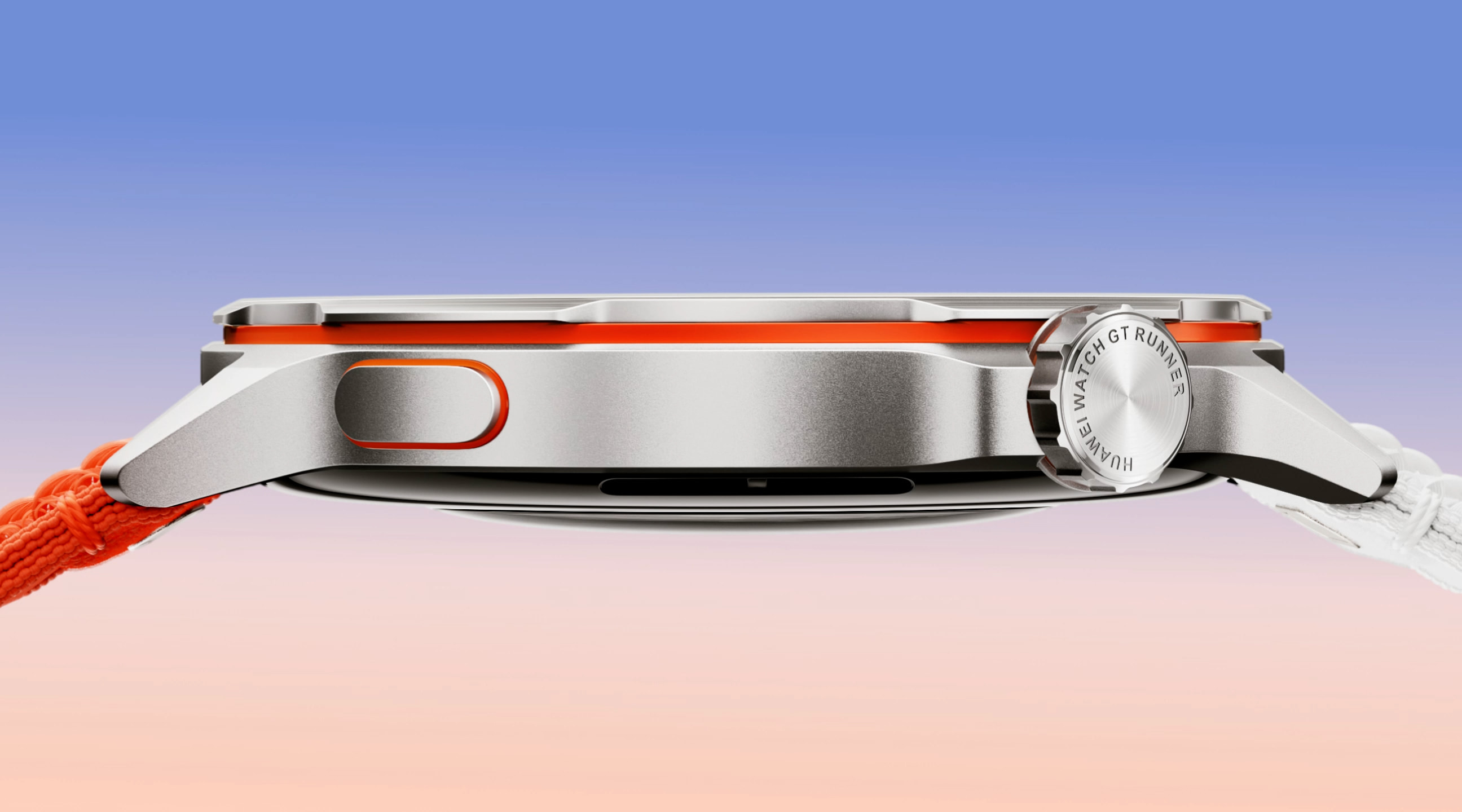 Side view of the HUAWEI WATCH GT Runner 2