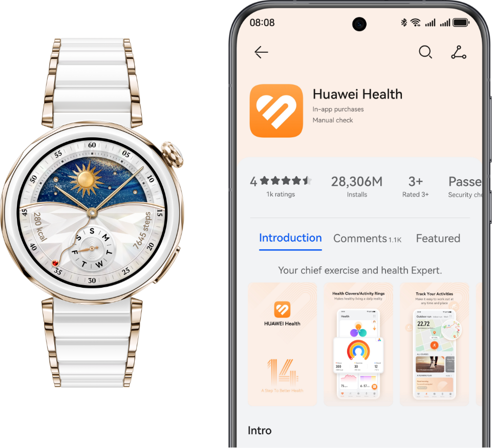 HUAWEI WATCH GT 5 Pro is compatible with both iOS and Android devices