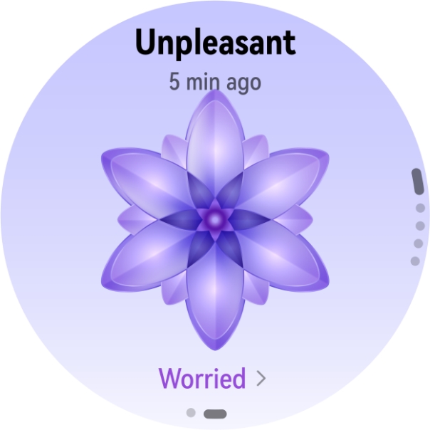 The front view of HUAWEI WATCH GT 6 Pro shows unpleasant emotions