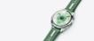 The side view of green HUAWEI WATCH GT 6 46 mm shows its robust battery life