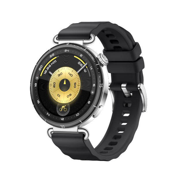 41mm HUAWEI WATCH GT 6 with black fluororubber strap