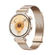 41mm HUAWEI WATCH GT 6 with gold milanese strap
