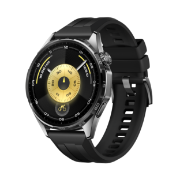 46mm HUAWEI WATCH GT 6 with black fluoroelastomer Strap