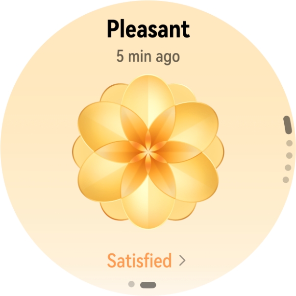 The front view of HUAWEI WATCH GT 6 shows positive emotions