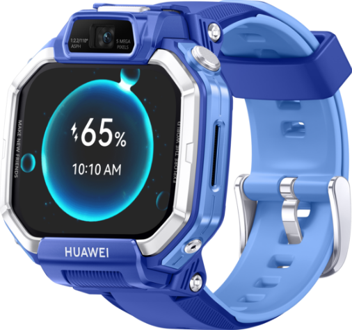 HUAWEI WATCH KIDS X1 is charging, showing its fast charging function