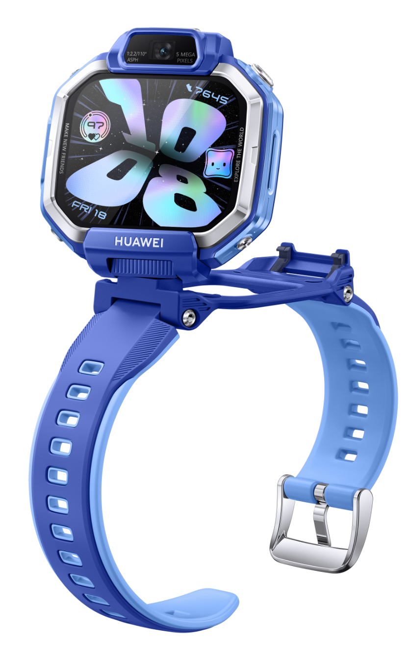 Front view of two HUAWEI WATCH KIDS X1 shows the watch design