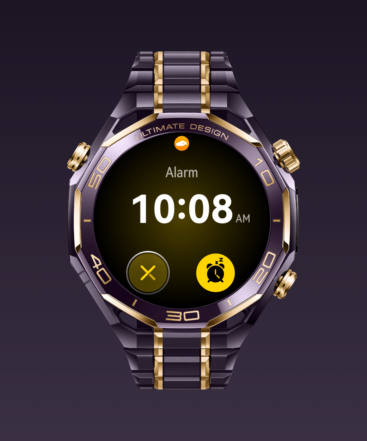 HUAWEI WATCH ULTIMATE DESIGN Royal Gold Edition smart gestures picture