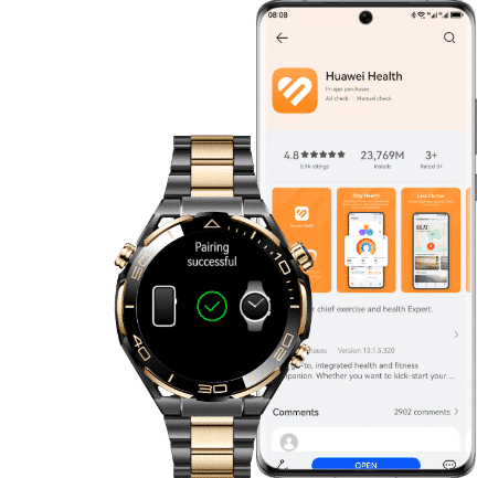 HUAWEI WATCH ULTIMATE DESIGN iOS Android compatible