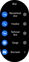 HUAWEI WATCH Ultimate multiple diving modes