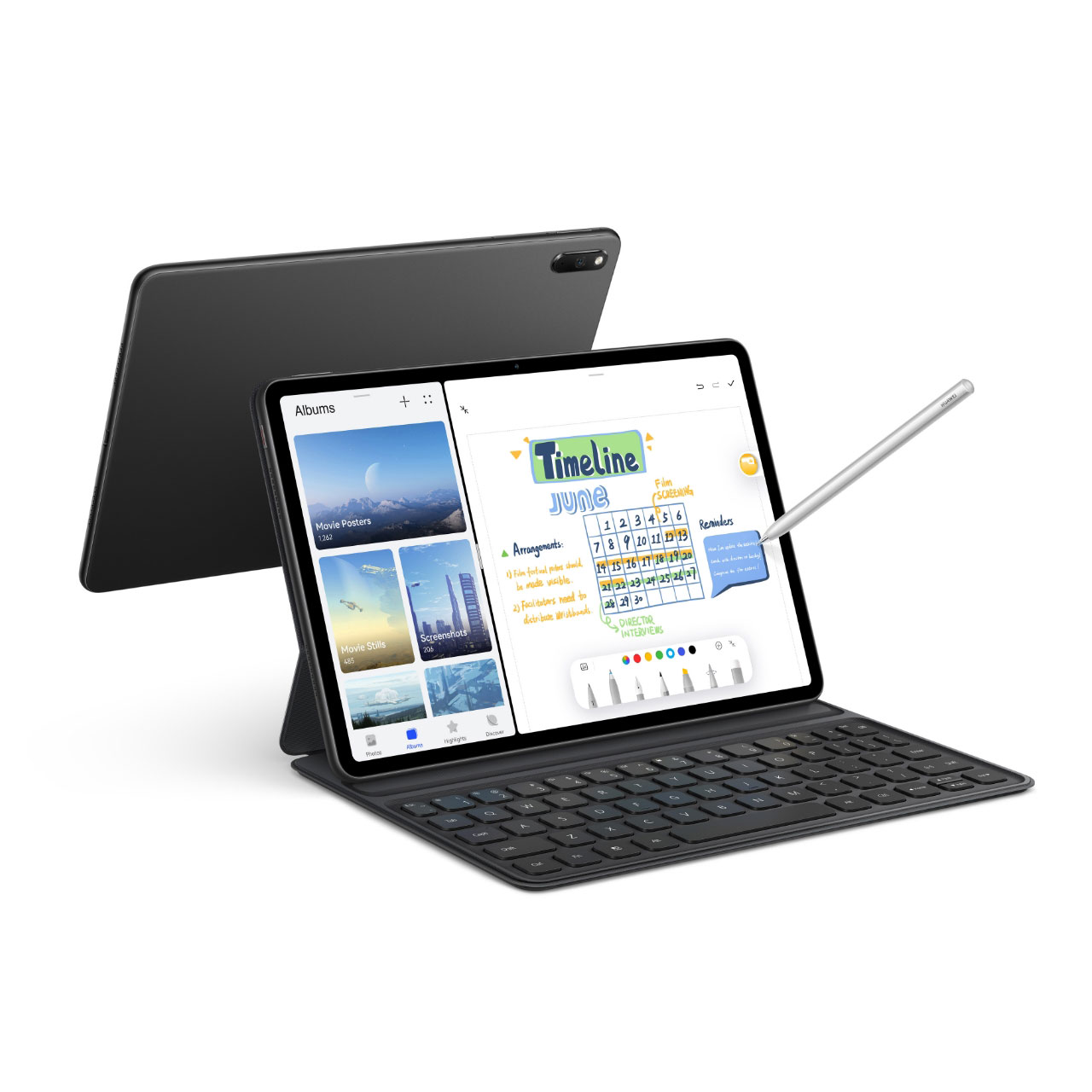 Amazon.co.jp: ZenRich HUAWEI MatePad 10.4 ケース,ファーウェイ MatePad 10.4 タブレット ケース  2021 360度回転スタンド 背面クリア 透明 軽量 全面保護型タブレットカバー 傷つけ : パソコン・周辺機器