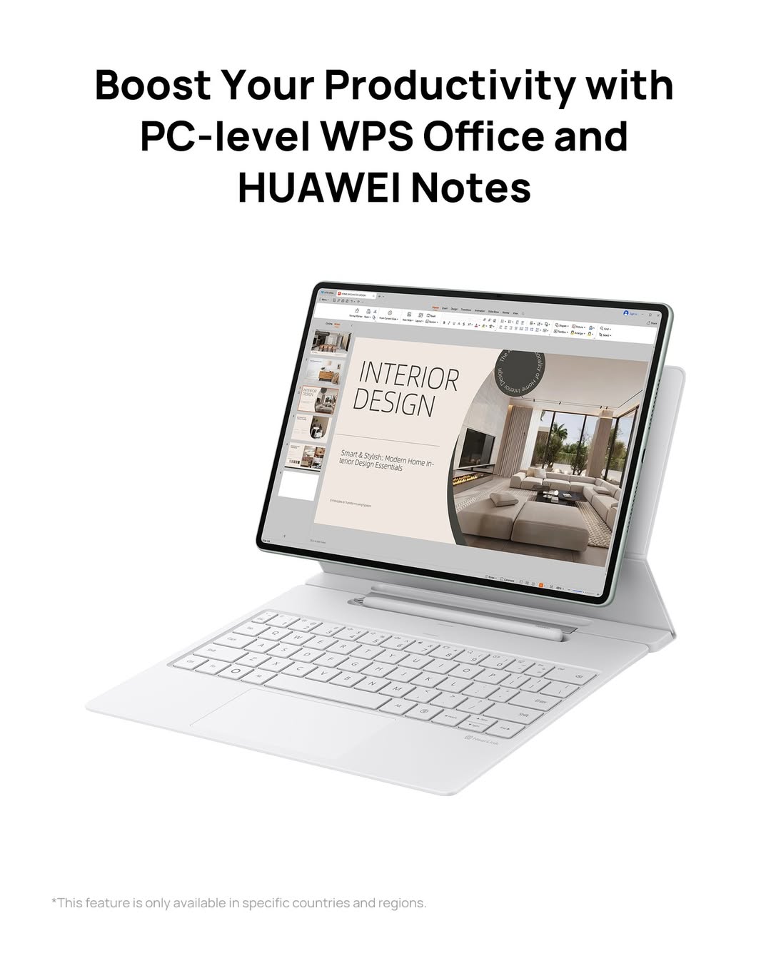 boost your productivity with pc-level WPS Office and HUAWEI Notes
