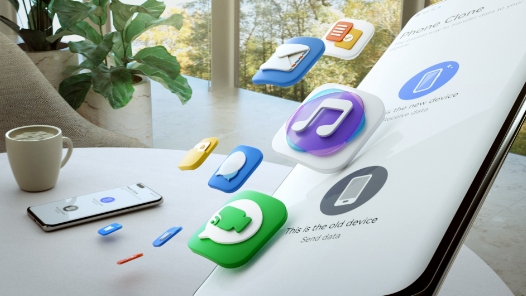 Transfer data to your new device