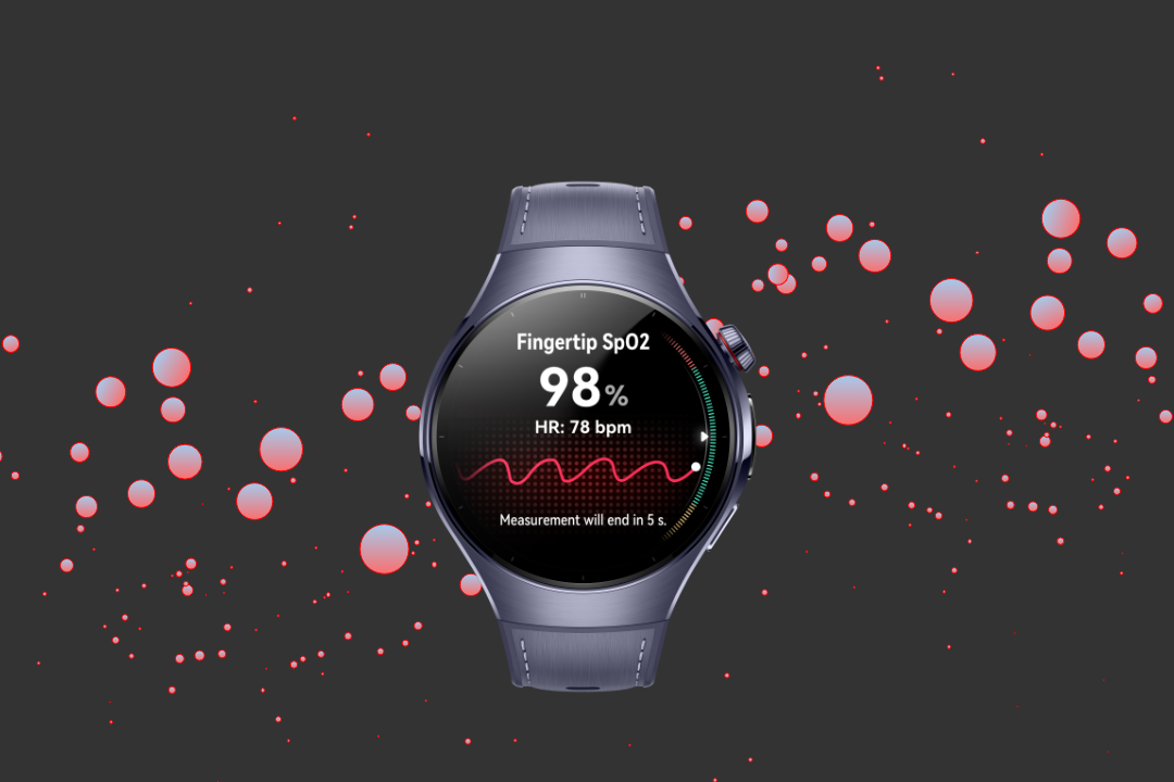 Real-time fingertip blood oxygen