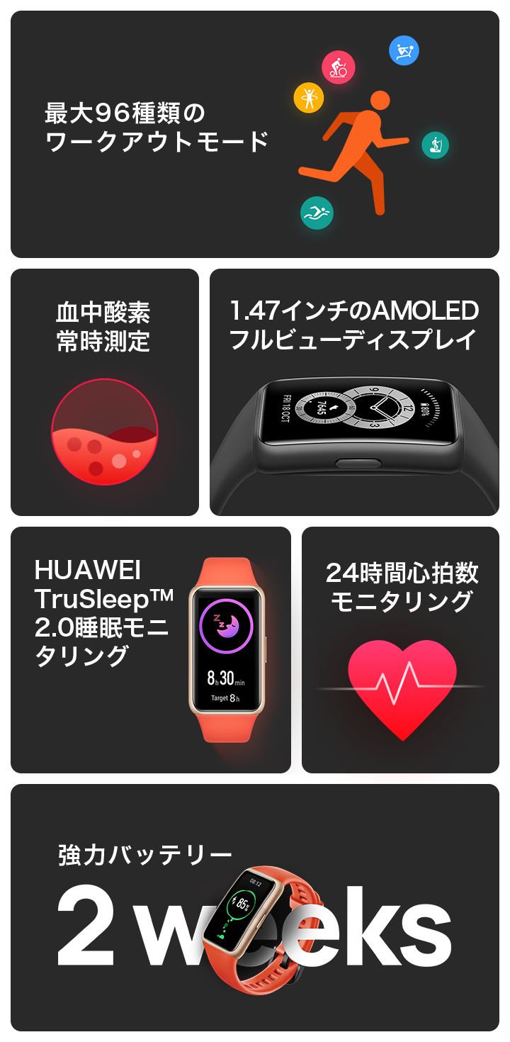 HUAWEI Band 6を購入-HUAWEI JP