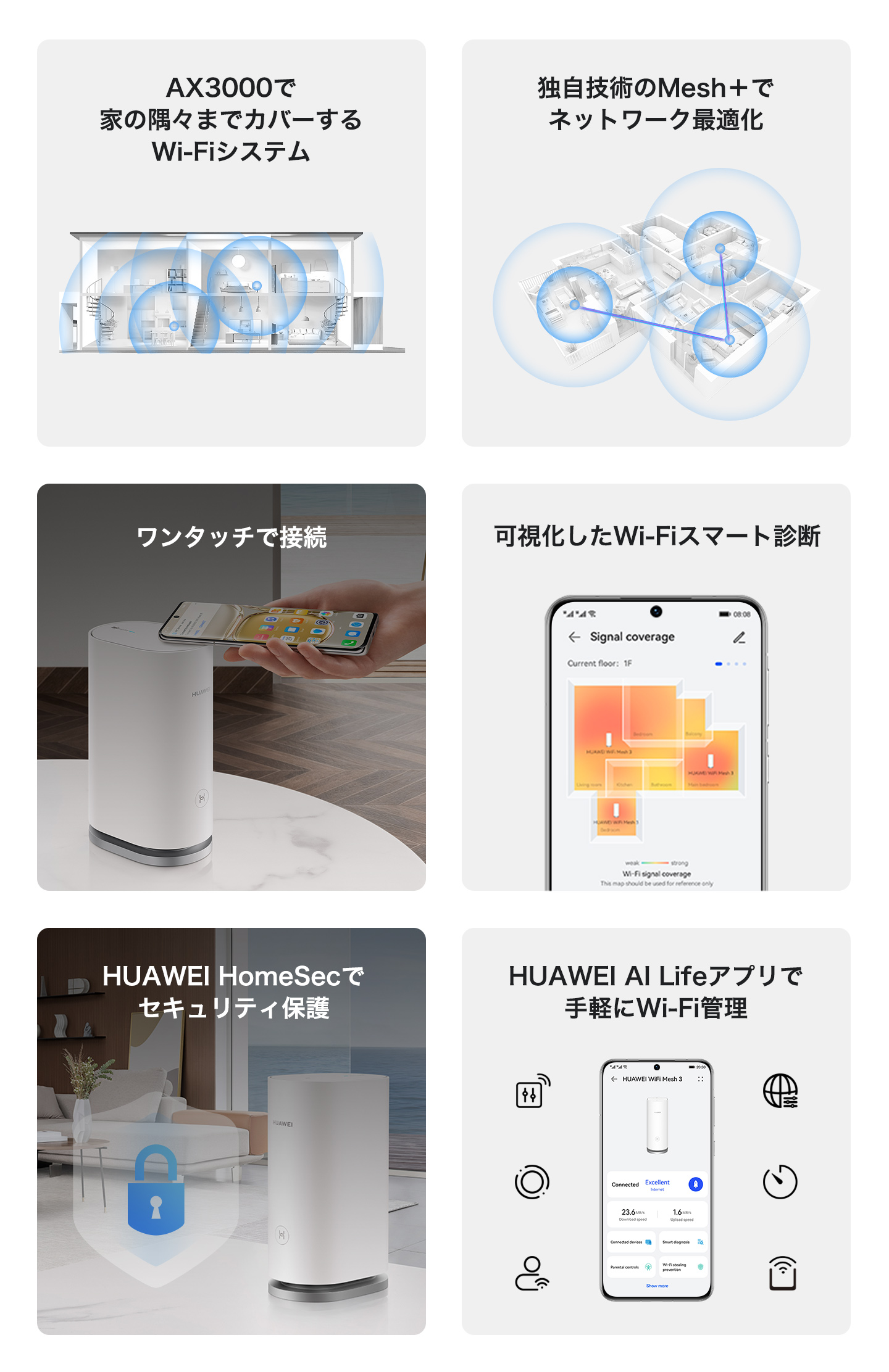 HUAWEI Wi-Fi Mesh 3 を購入-HUAWEI JP