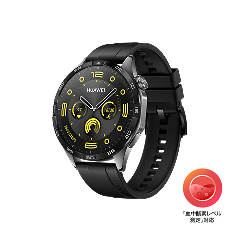腕時計(デジタル)ファーウェイ ウォッチ GT4 46mm ブラック