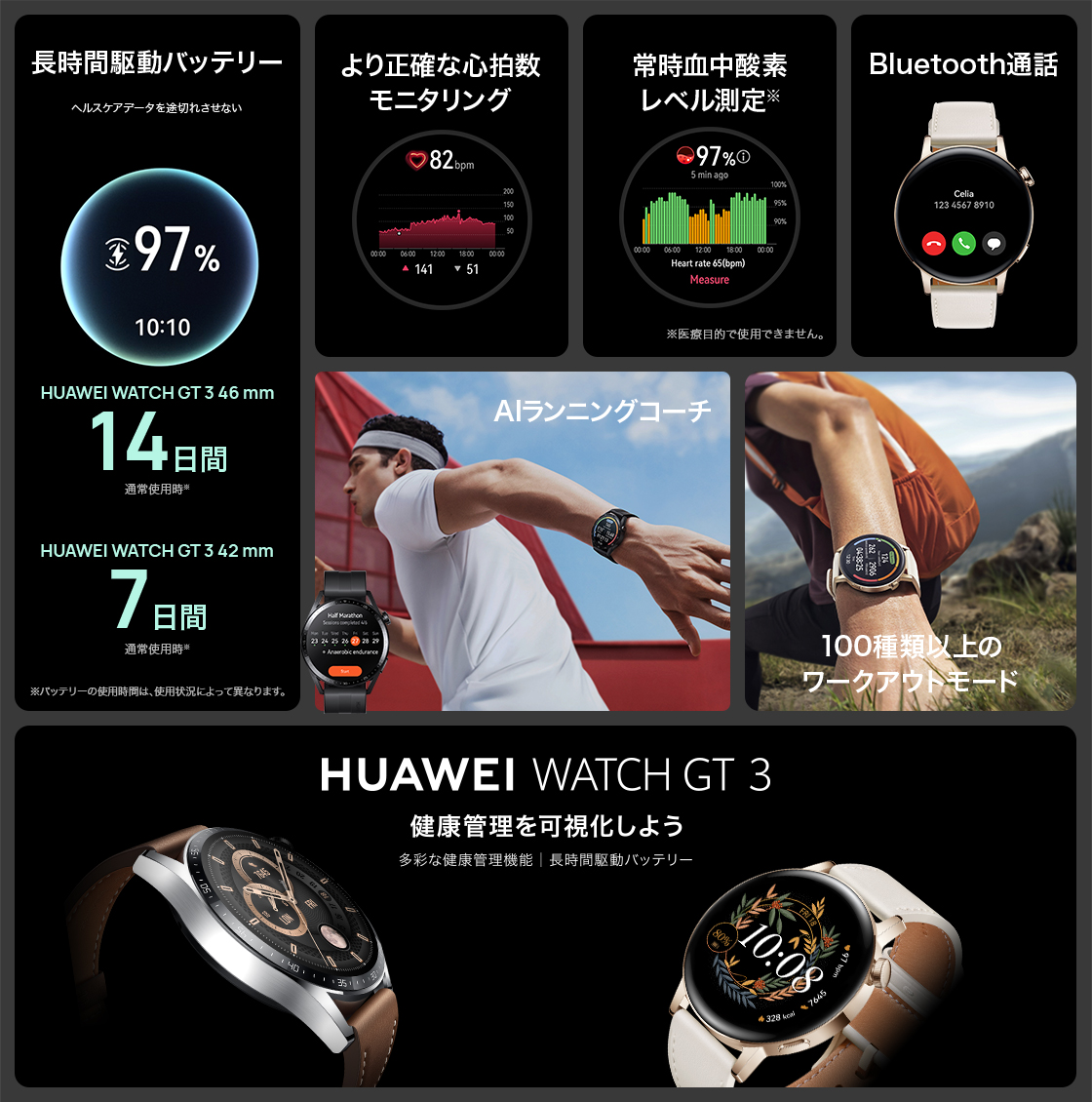 HUAWEI WATCH GT 3を購入-HUAWEI JP