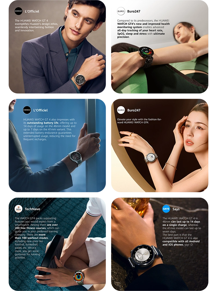 Buy HUAWEI WATCH GT 4 New Iconic design HUAWEI MY