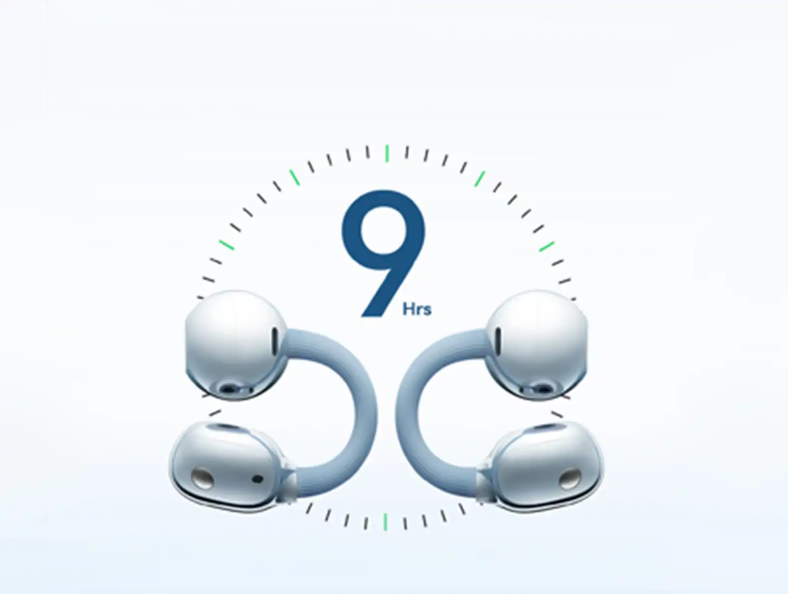 HUAWEI FreeClip 2 9 Hours of Playback