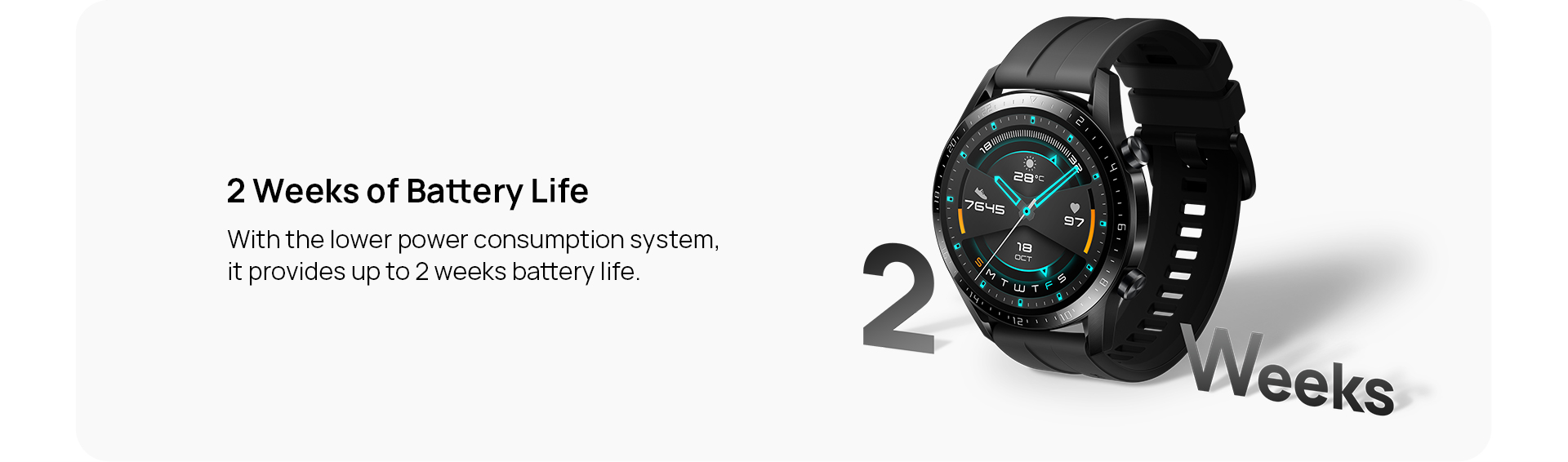 Huawei smartwatch gt 2 battery life deals