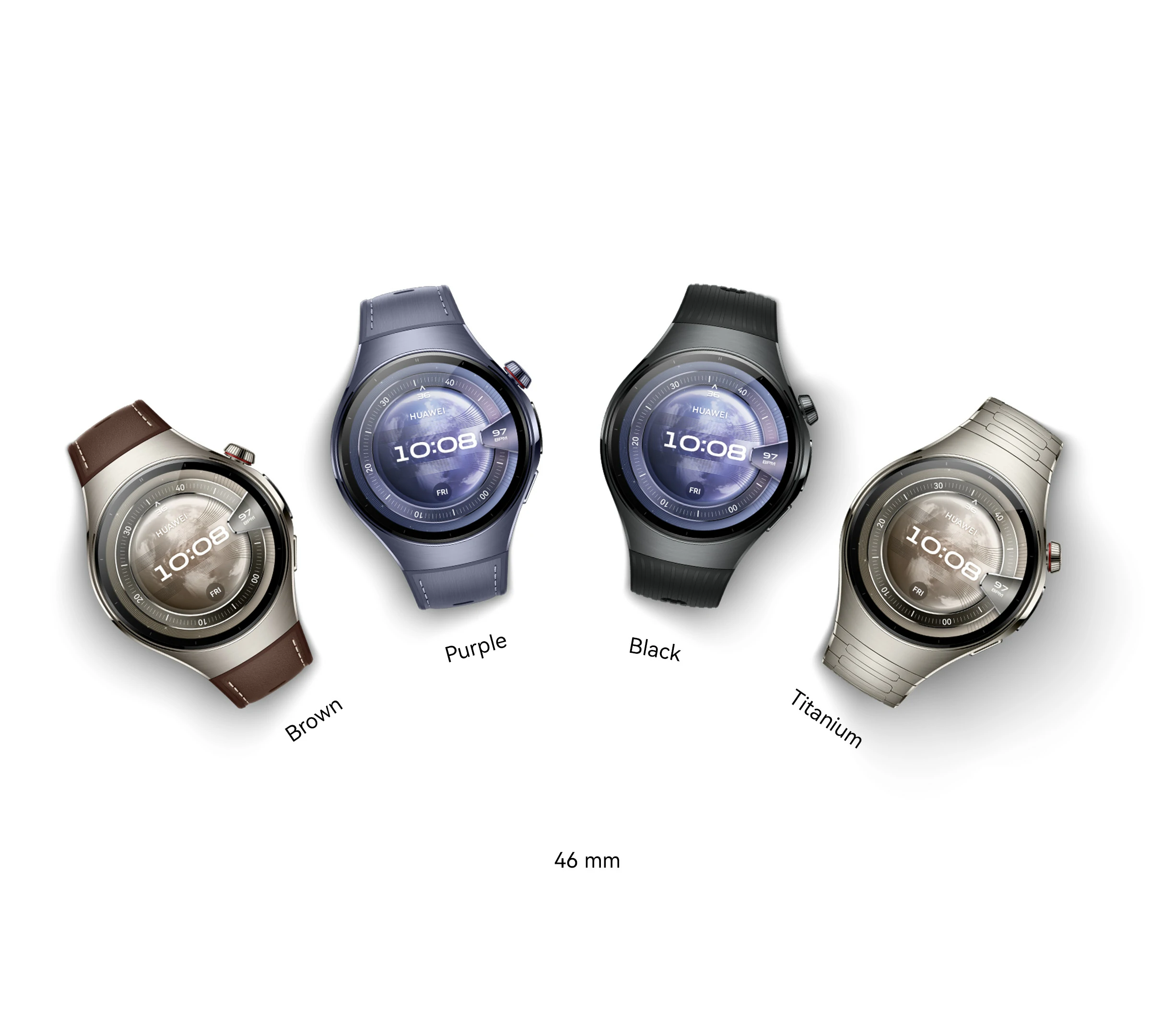 HUAWEI WATCH 5 46mm Black Fluoroelastomer Strap